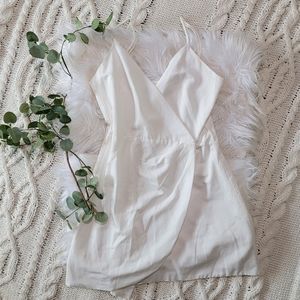 Zara White Wrap Dress